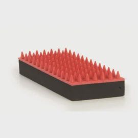 Rubber Massageborstel ruitvormig klein 1730415