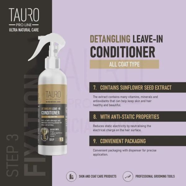 TAURO PRO LINE UN Stap3 Detangle Leave-In Cond. 250ml 1053062