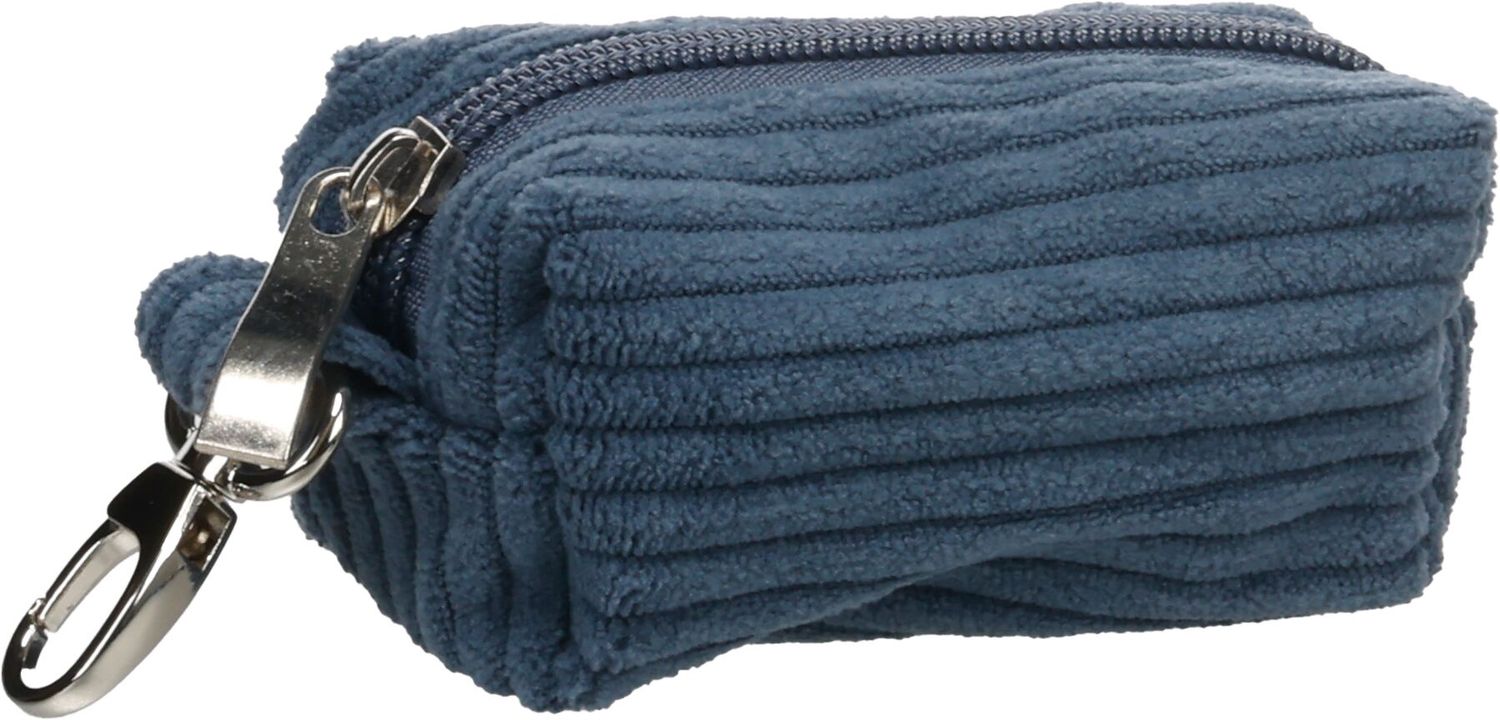 POEPZAKHOUDER RIBTA BLAUW + 1 ROL 6x5x9CM 526030