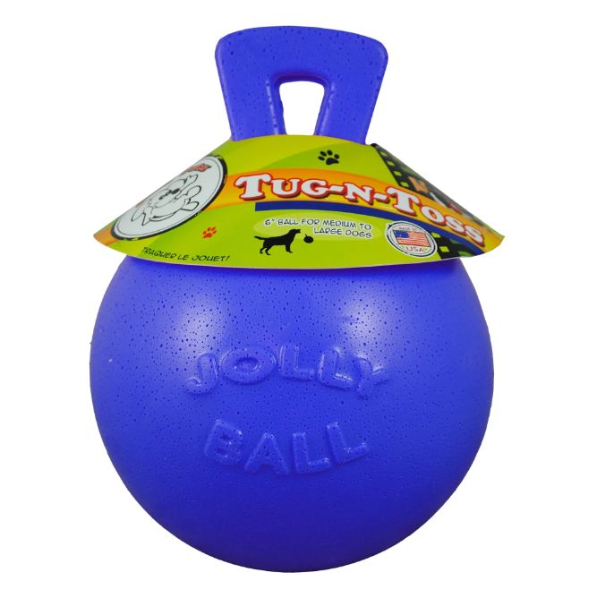 Jolly Tug-n-Toss 15 cm Blauw JOLL045F