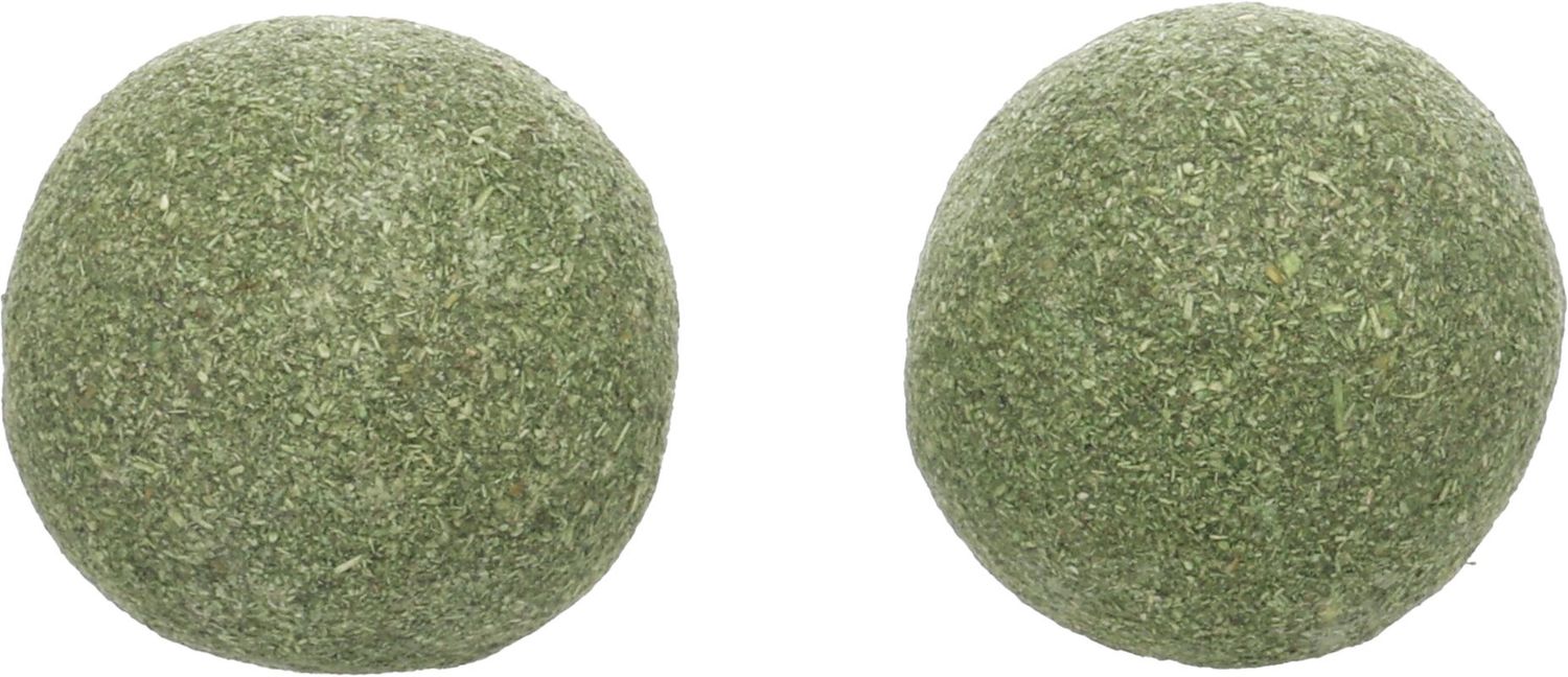 SPEELGOED KATTI CATNIPBALLEN GROEN 4CM 2ST