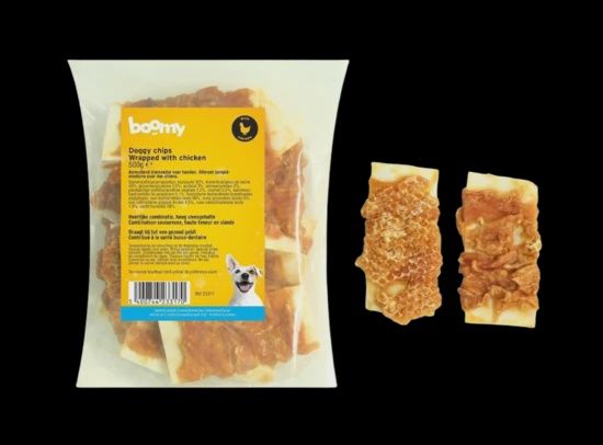 Doggy chips wrapped with chicken 500g 23317