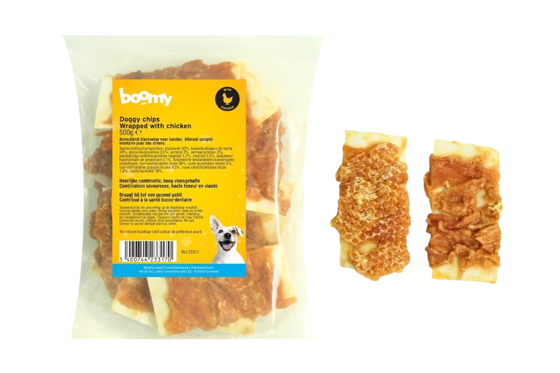 Doggy chips wrapped with chicken 500g 23317