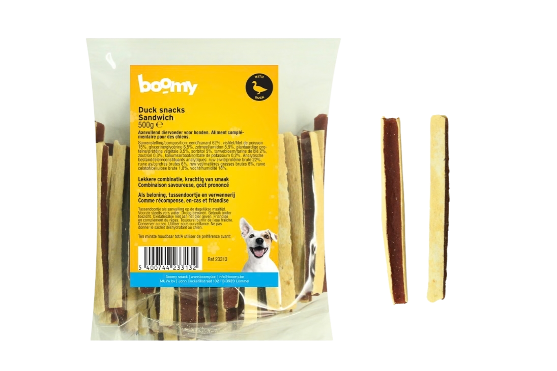 Duck snacks sandwich 500g 23313