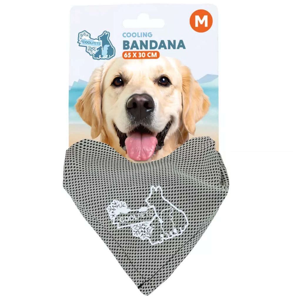 Coolpets Cooling Bandana Beige, 65x30cm, M COOL030M