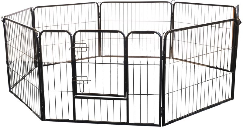 PUPPYREN 8 DELIG ZWART SMALL 79X61CM 021 7030