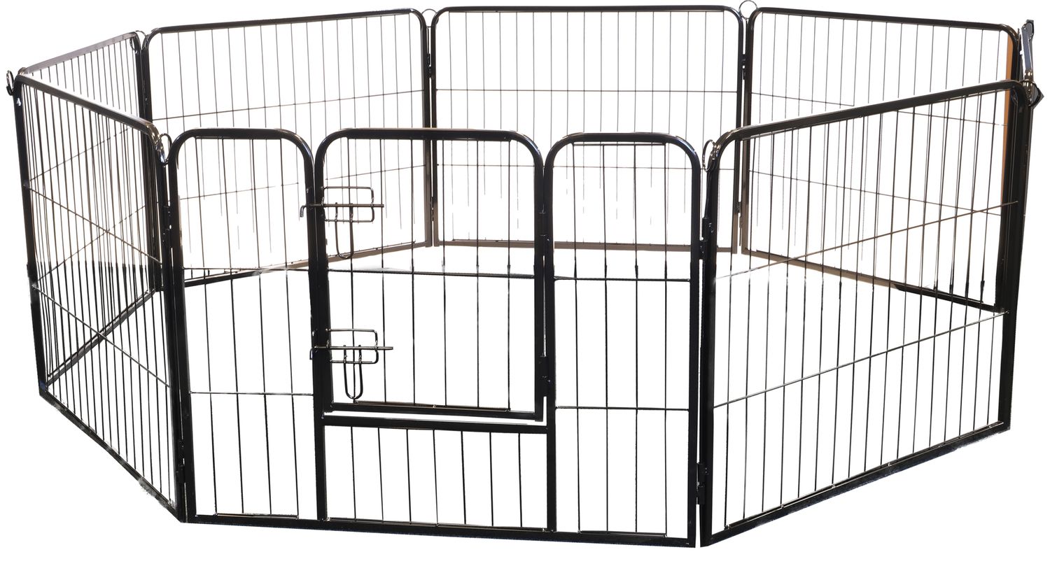 PUPPYREN 8 DELIG ZWART MEDIUM 79X80CM 021 7031