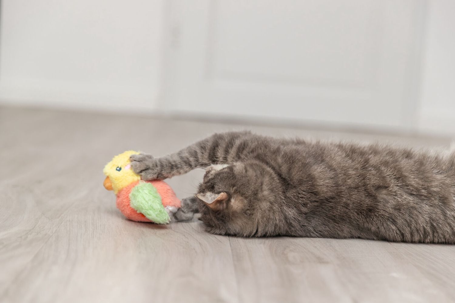 Spartelende vogel, pluche, 10 cm 45827