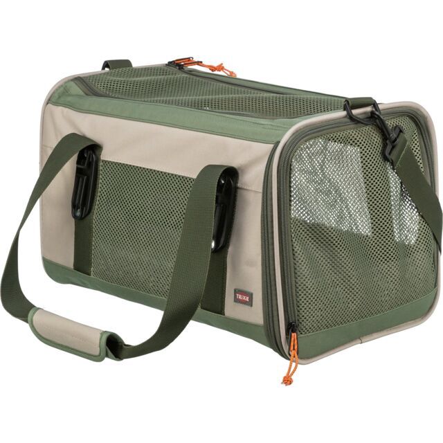 Tas Marlon, 27 × 27 × 43 cm, beige/olijfgroen 28896