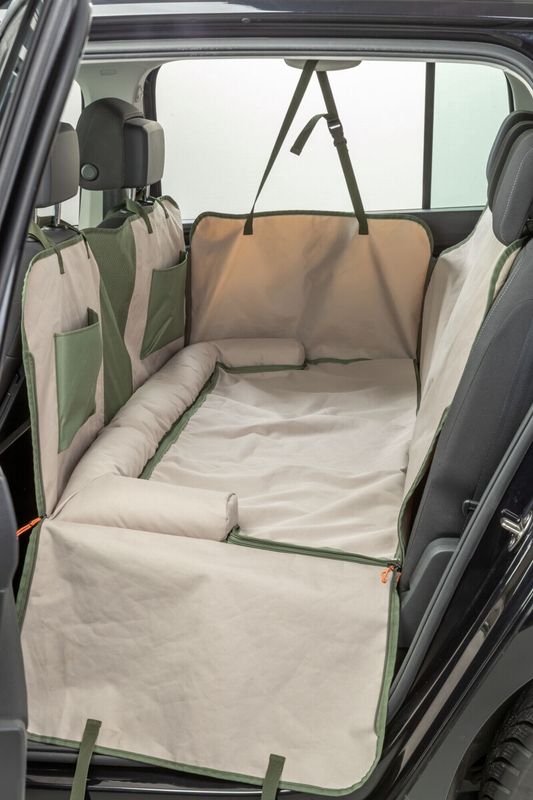 Autobeschermdeken met omkeerbare hoes, 1,61 × 2,1 m, olijfgroen/beige 13240