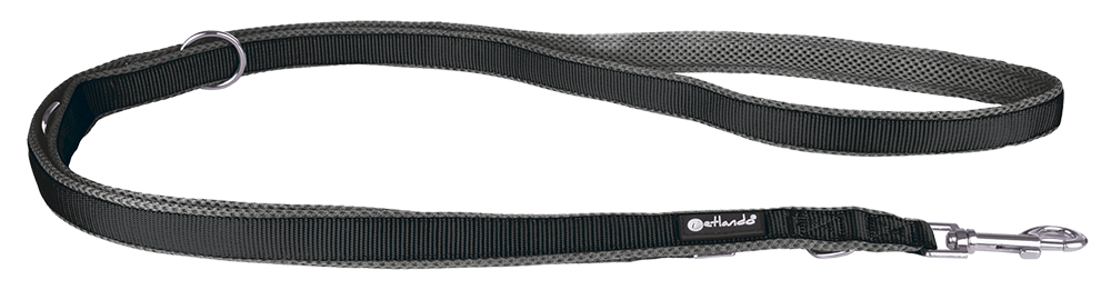 [P-008529] Magnetech verstellbare Führleine (L, anthrazit/schwarz)