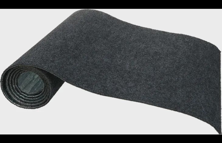 KRABMAT OP ROL KIDA ZELFKLEVEND DONKERGRIJS 200x40CM 562044