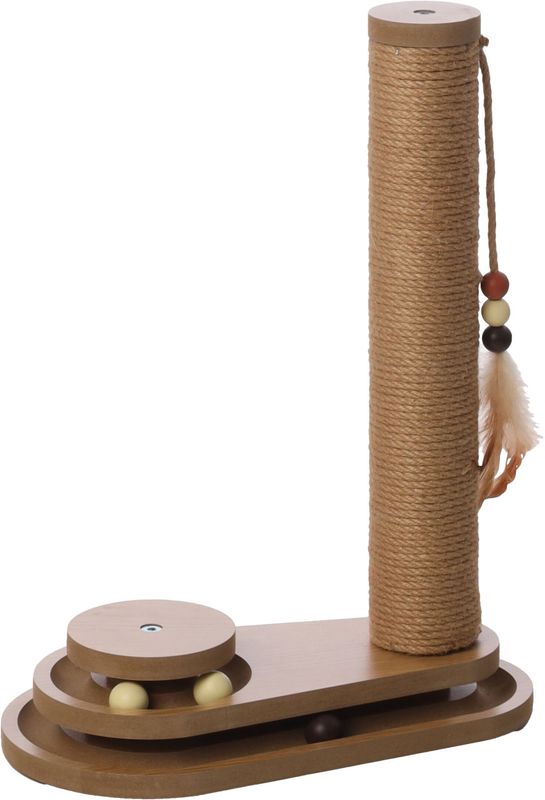 KRABSPEELGOED VOLTA JUTE BRUIN 35x19x46CM 562050