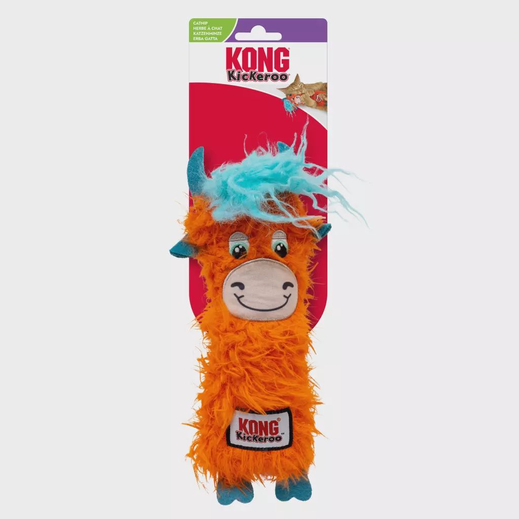KONG Kickeroo Highland Cow Assorti KONGCR45E