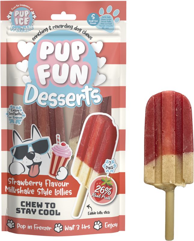 DESSERT FUN MILKSHAKE AARDBEI PAK/2 020 6927