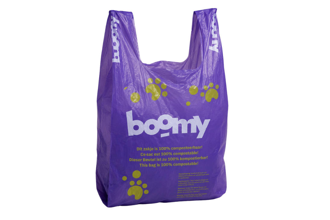 Boomy poepzakjes composteerbaar 1 rol (12 zakjes)