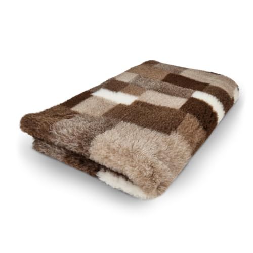 Vet Bed Patchwork - Taupe Bruin Creme - Latex Anti Slip - 150 x 100 cm 13-1436-2-150-F