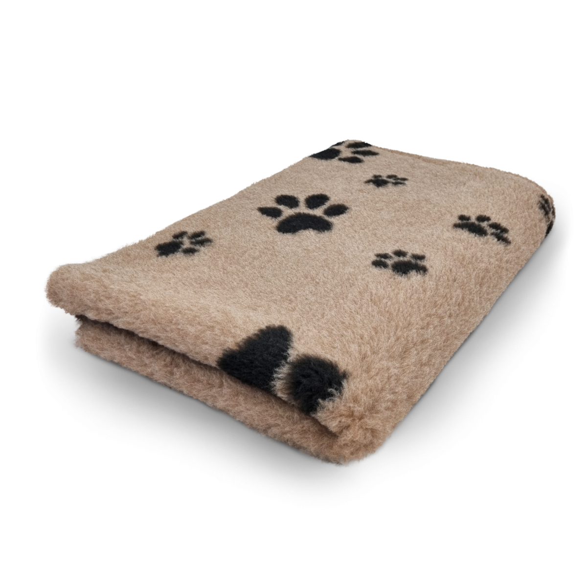 Vet Bed - Lichtbruin met Zwarte Pootjes - Antislip Hondenmat - 100 x 75 cm 13-9732-100