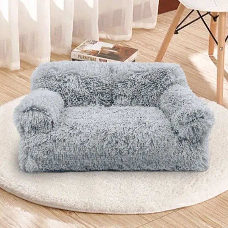 Topmast Fluffy Sofa - Grijs - 66 x 48 x 33 cm 36-11052-16