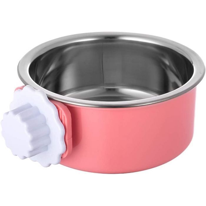 Topmast Hondenvoerbak July - RVS - Roze 15 x 13 cm 22-117415-08