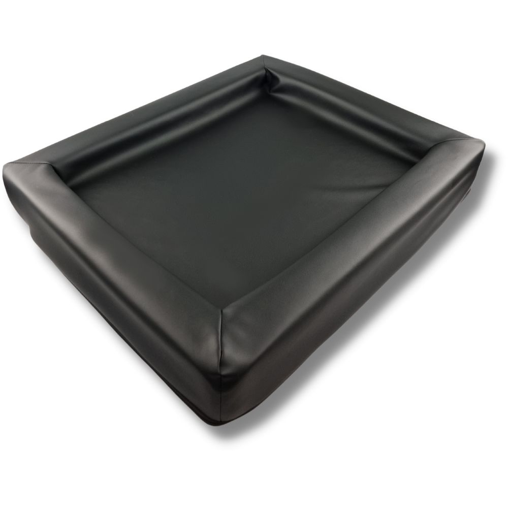 Topmast loungebed hondenkussen leatherlook zwart 120 x 90cm 07-1923