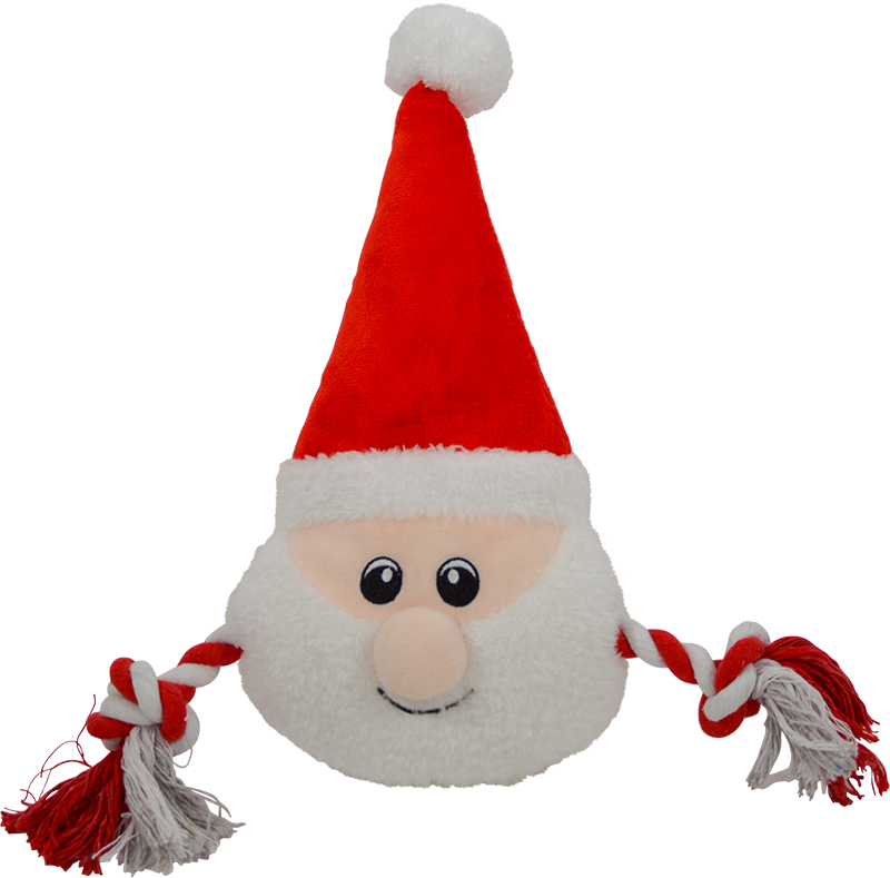 Jack and Vanilla Holidays Touwspeeltje kerstman Rood-32cm-L 48/2307