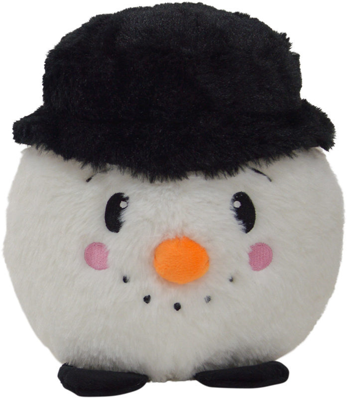 Jack and Vanilla Holidays Knuffel bal sneeuwman Wit-21cm-M 48/2313