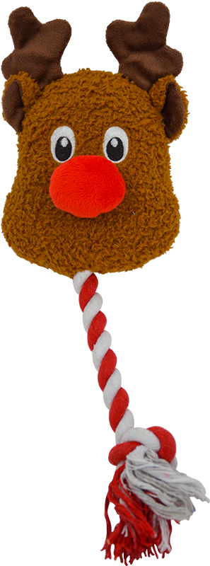 Jack and Vanilla Holidays Touwspeeltje eland Bruin-38cm-L 48/2308