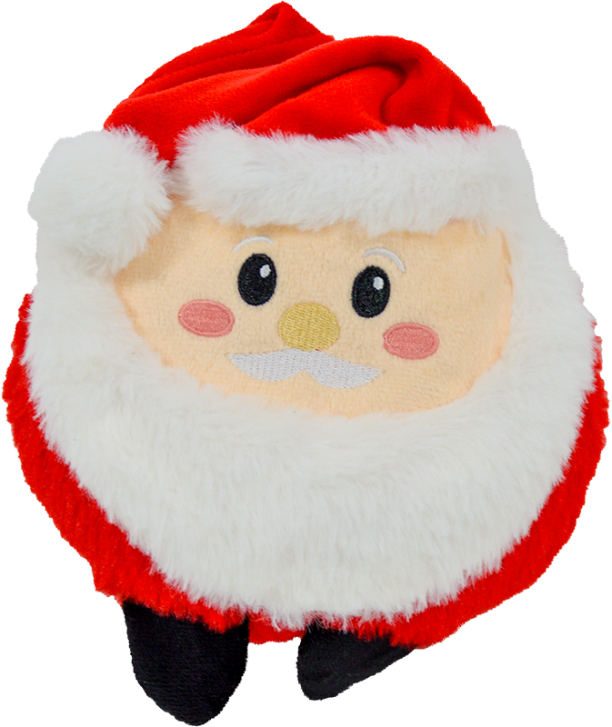 Jack and Vanilla Holidays Knuffel bal kerstman Rood-16cm-M 48/2310