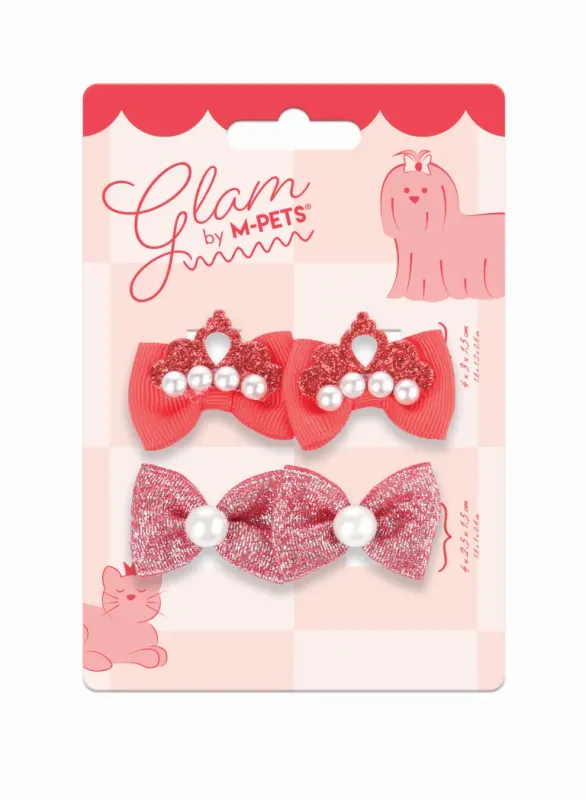 M-PETS GLAM Hair Accessories for pets rubber band Red 60900599