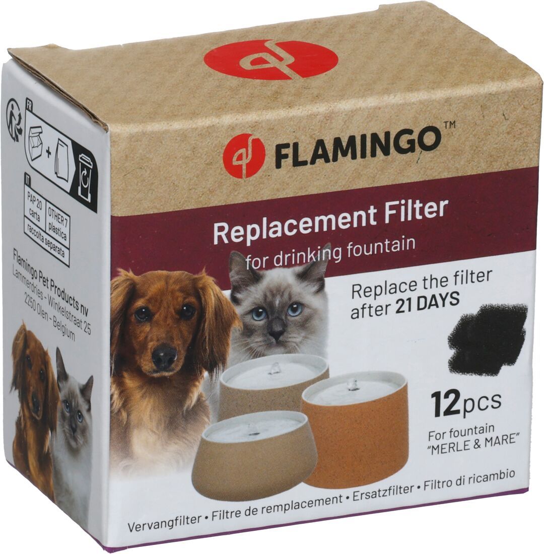 VERVANGFILTER DRINKFONTEIN MERLE/ MARE 12ST 562271