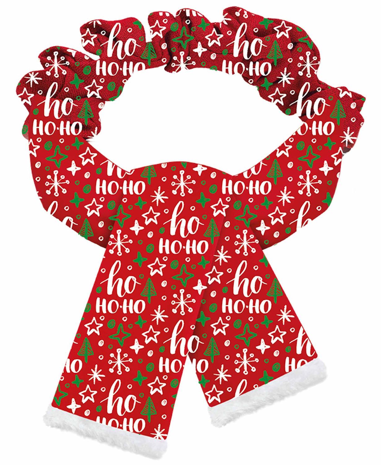 Sjaal Kerst HoHo Hond Rood M 73081042