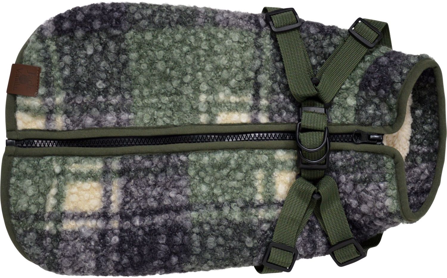 JV Dogwalk-Jacket-Tartan Green-45cm 65/0964