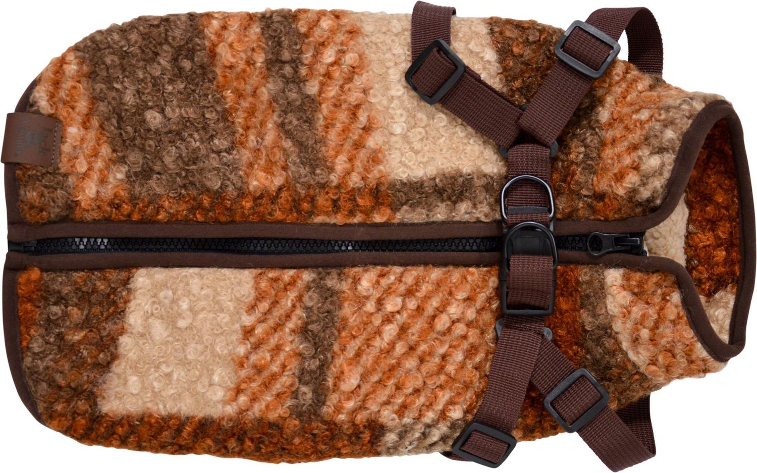 JV Dogwalk-Jacket-Tartan Brown-36cm 65/0969