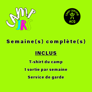 CAMP DE JOUR Thématique 5 Jours