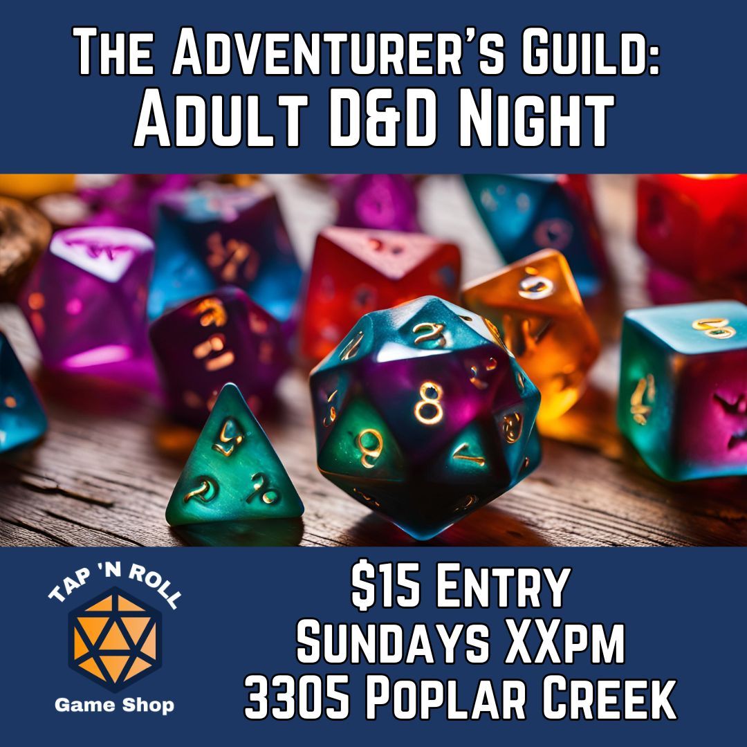 Adventure&#39;s Guild: Adult D&amp;D Night