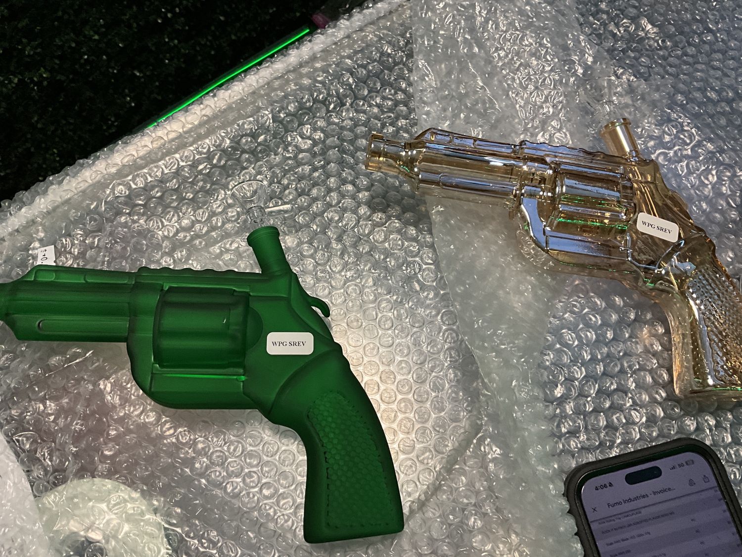 9 inch revolver glass