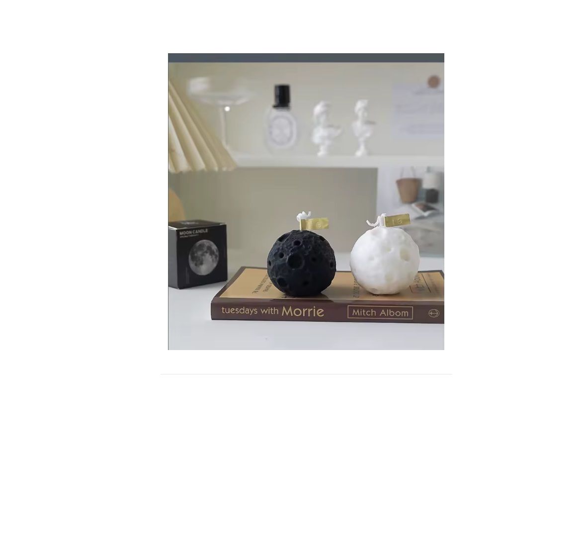 MOON CANDLE (Black)