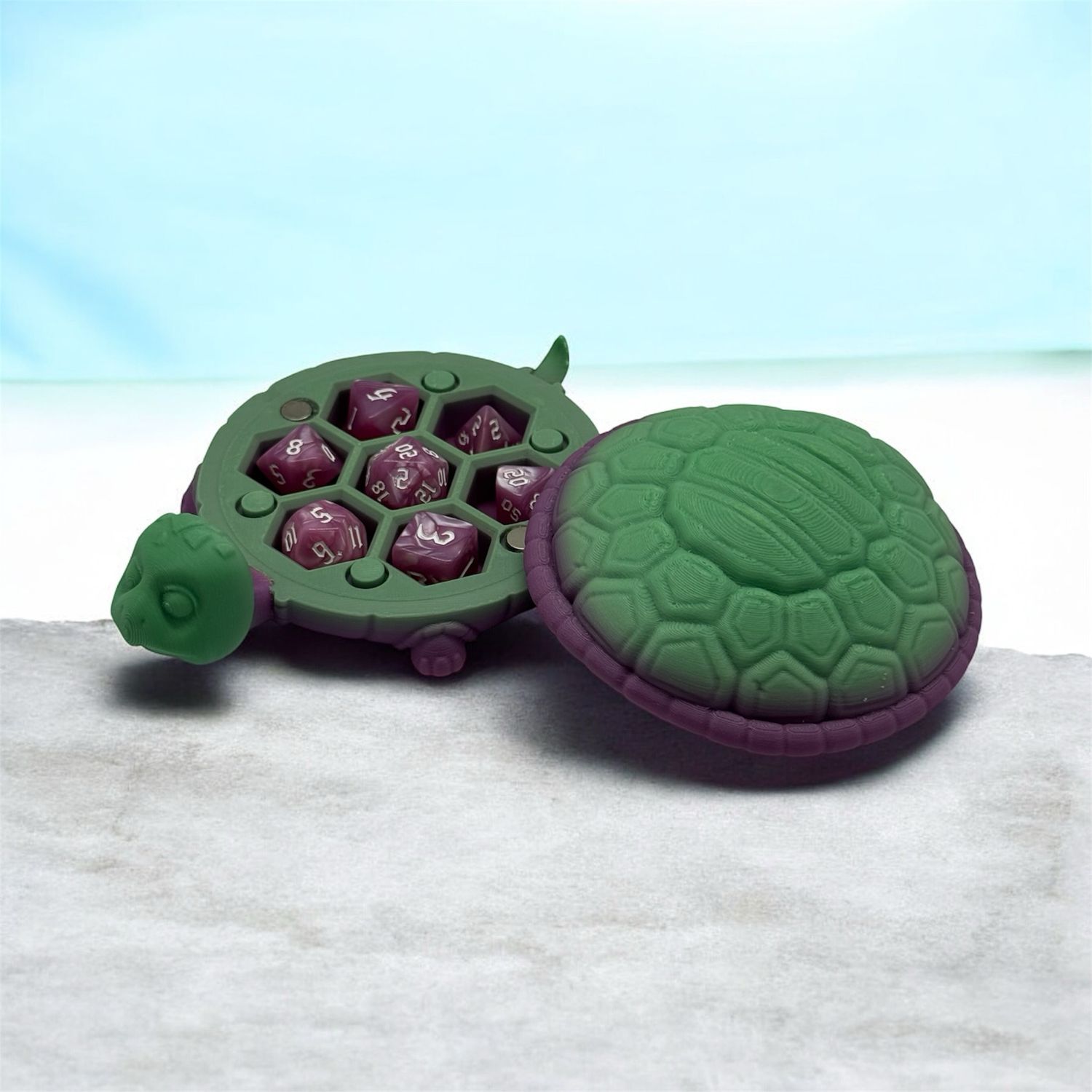 Myrtle The Turtle Dice Set