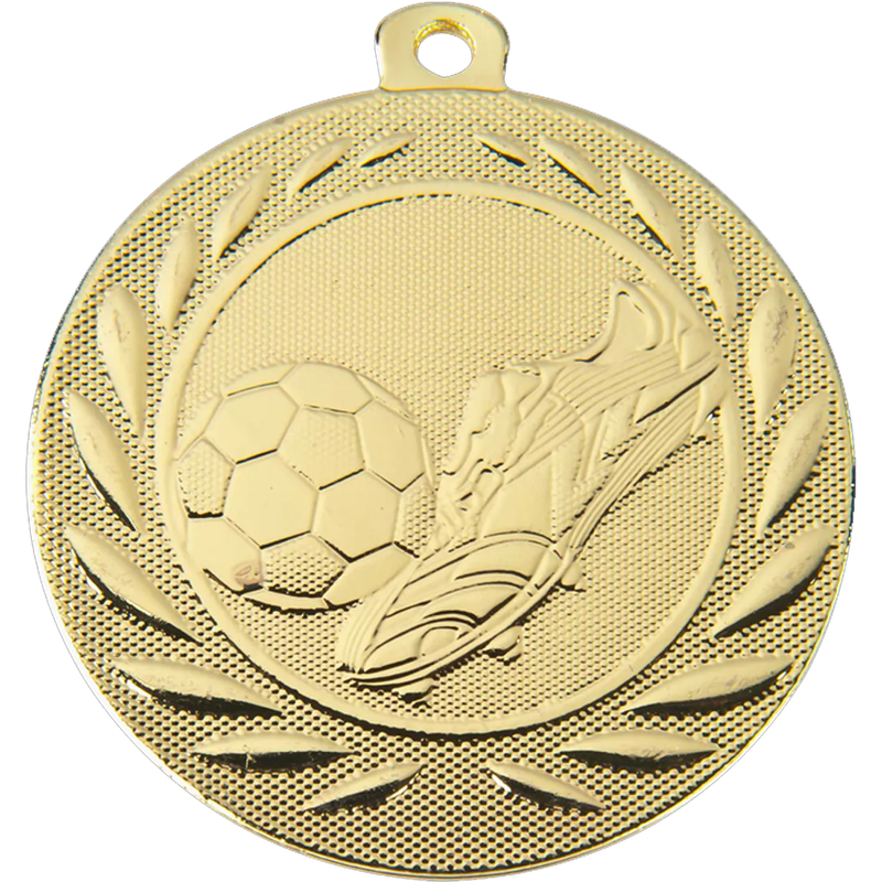 Medaille Voetbalschoen en Bal