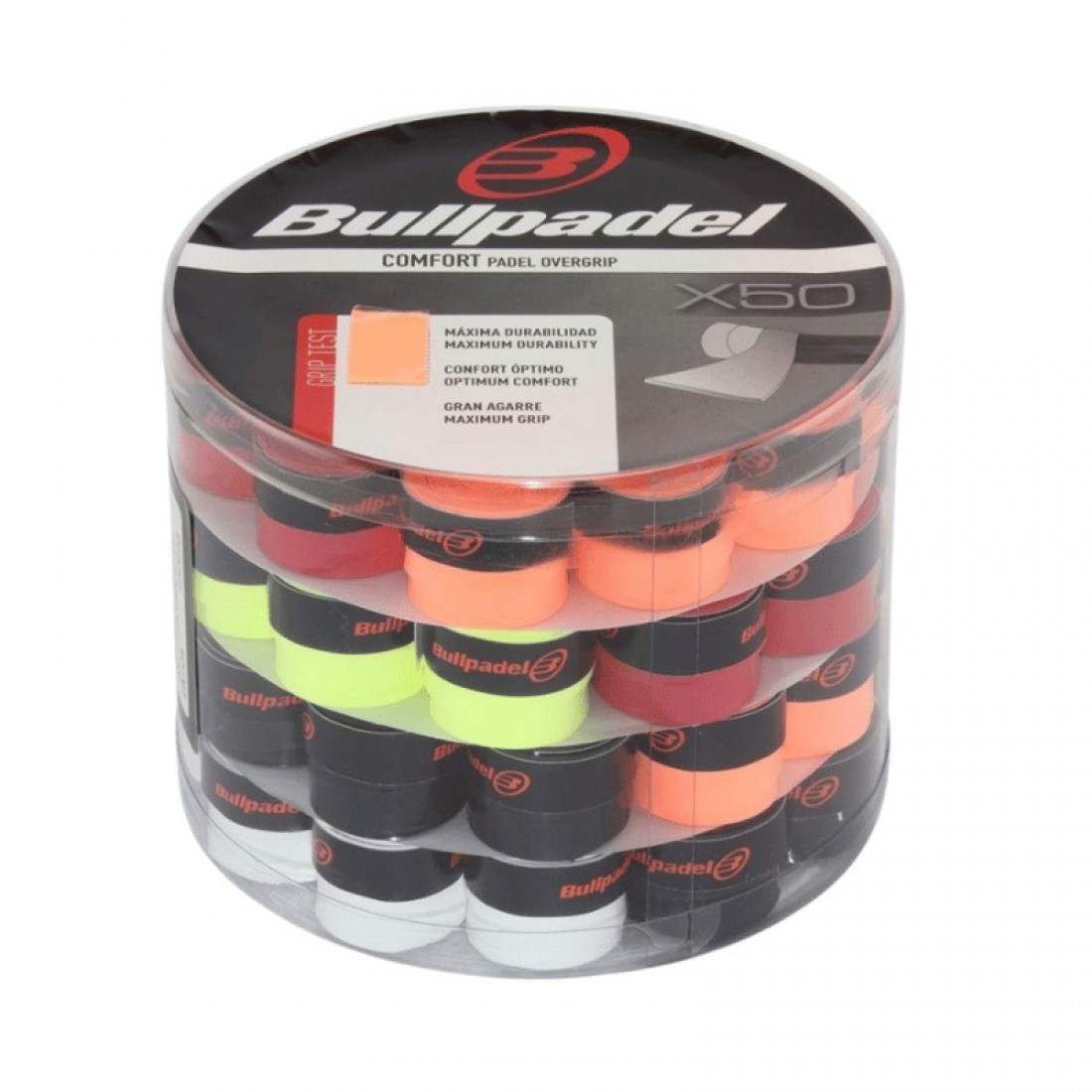Overgrip Bullpadel Multicolor (50 grips)