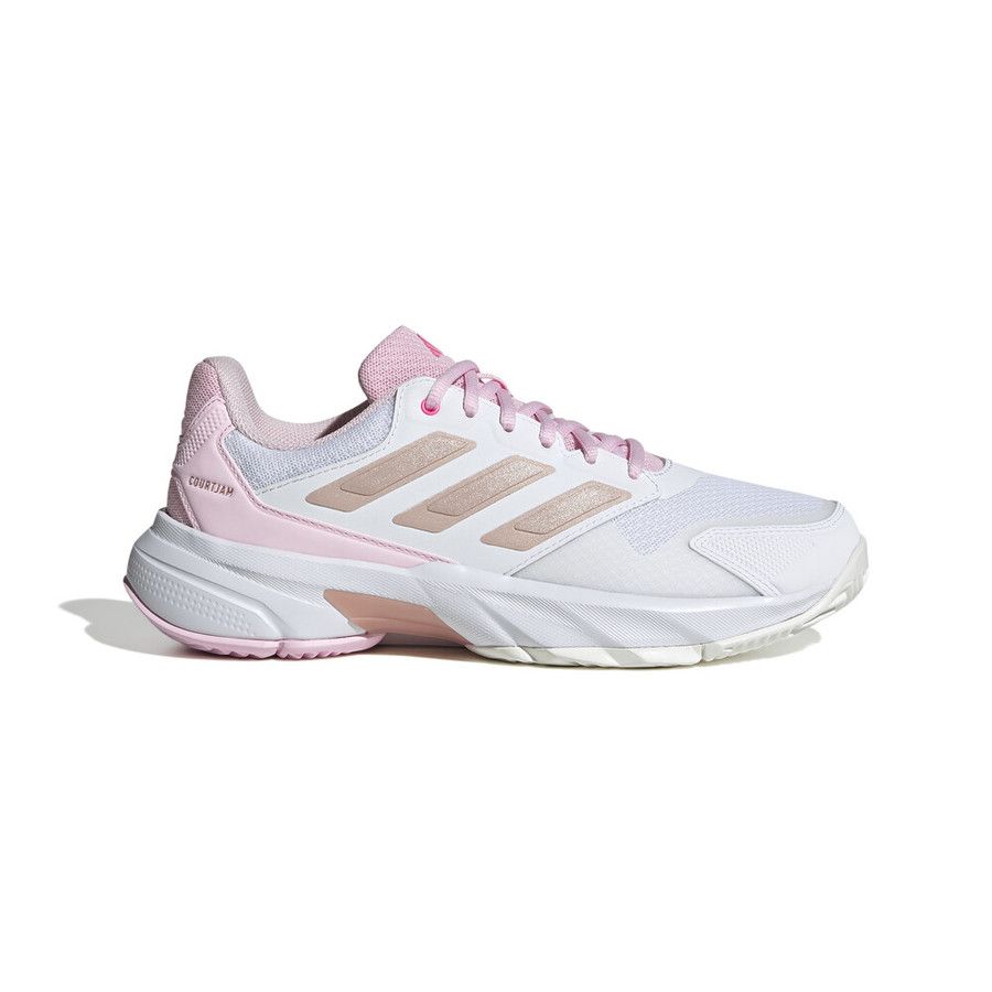 Adidas CourtJam Control 3 White/Silver/Lucid Pink