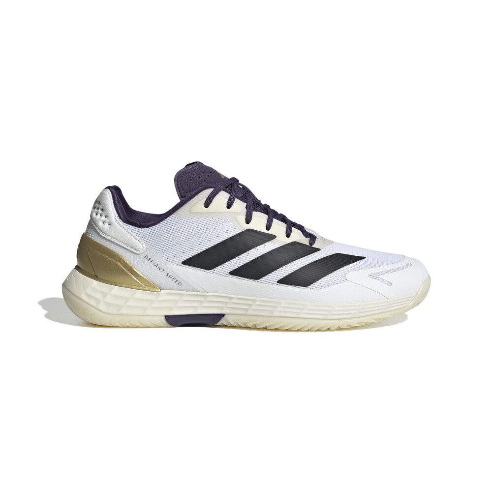 Adidas Defiant Speed 2  White/Black/Aurora Purple