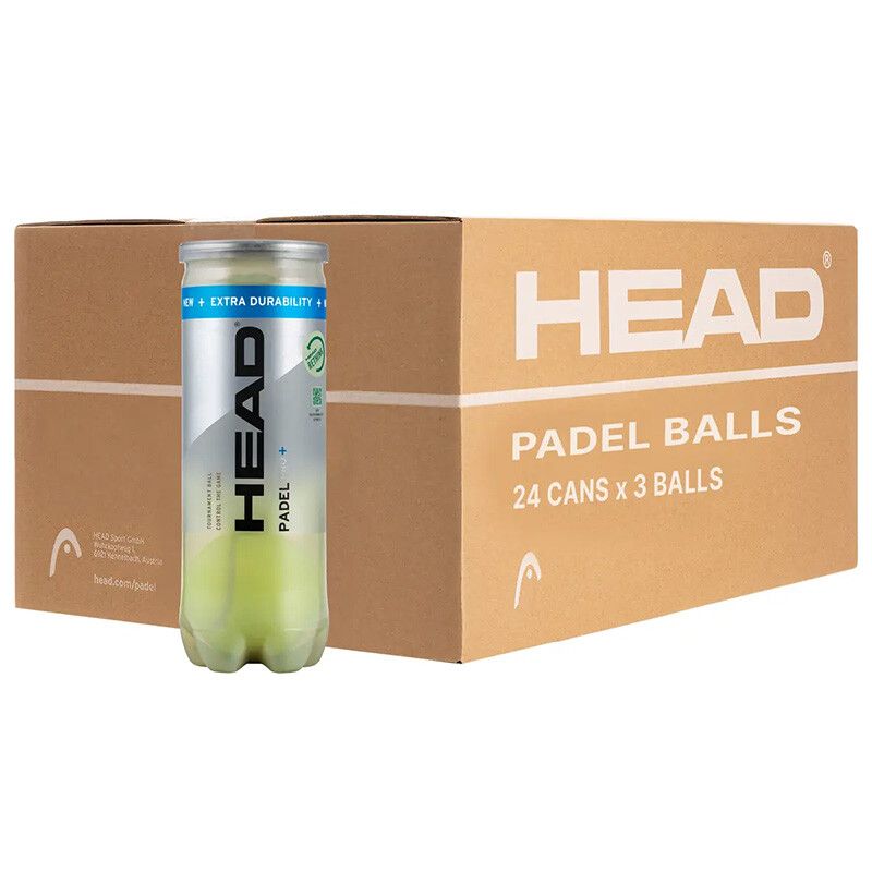 Caja de pelotas Head Padel Pro+ (72 Pelotas)