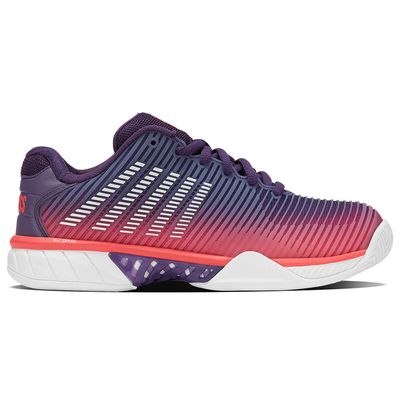 K-Swiss Hypercourt Express 2 Purple Plumeria/Hot Coral