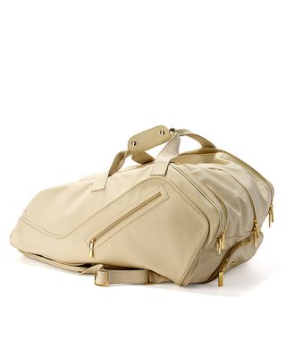 Cork Padel Leather Thermobag Black/Silver