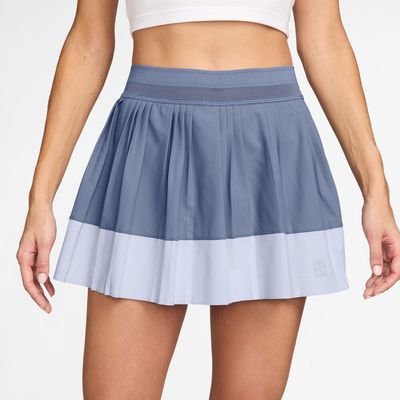 Nike Court Advantage Pleated Stripe Skirt  Indigo/Ghost