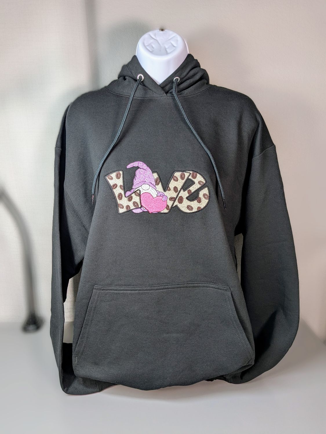 Coffee Loving Gnome Hoodie