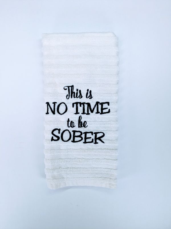 No Time To Be Sober