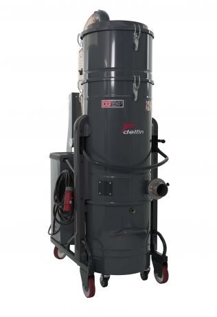 ASPIRATORE INDUSTRIALE COMPATTO E POTENTE PER APPLICAZIONI GRAVOSE E CONTINUATIVE DELFIN DG 75